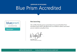 Blueprism Certificate